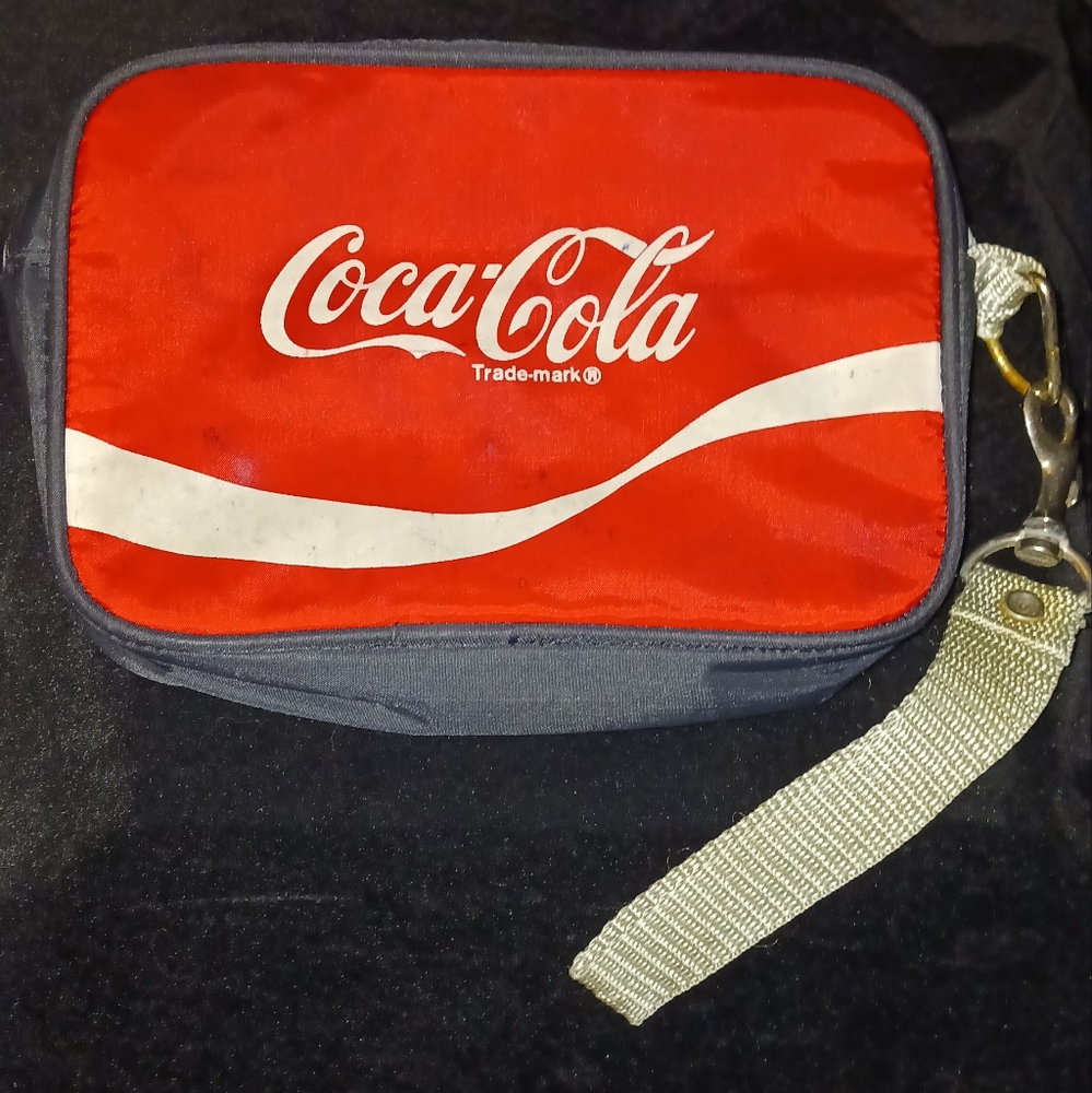 80s Vintage Coca-Cola wristlet